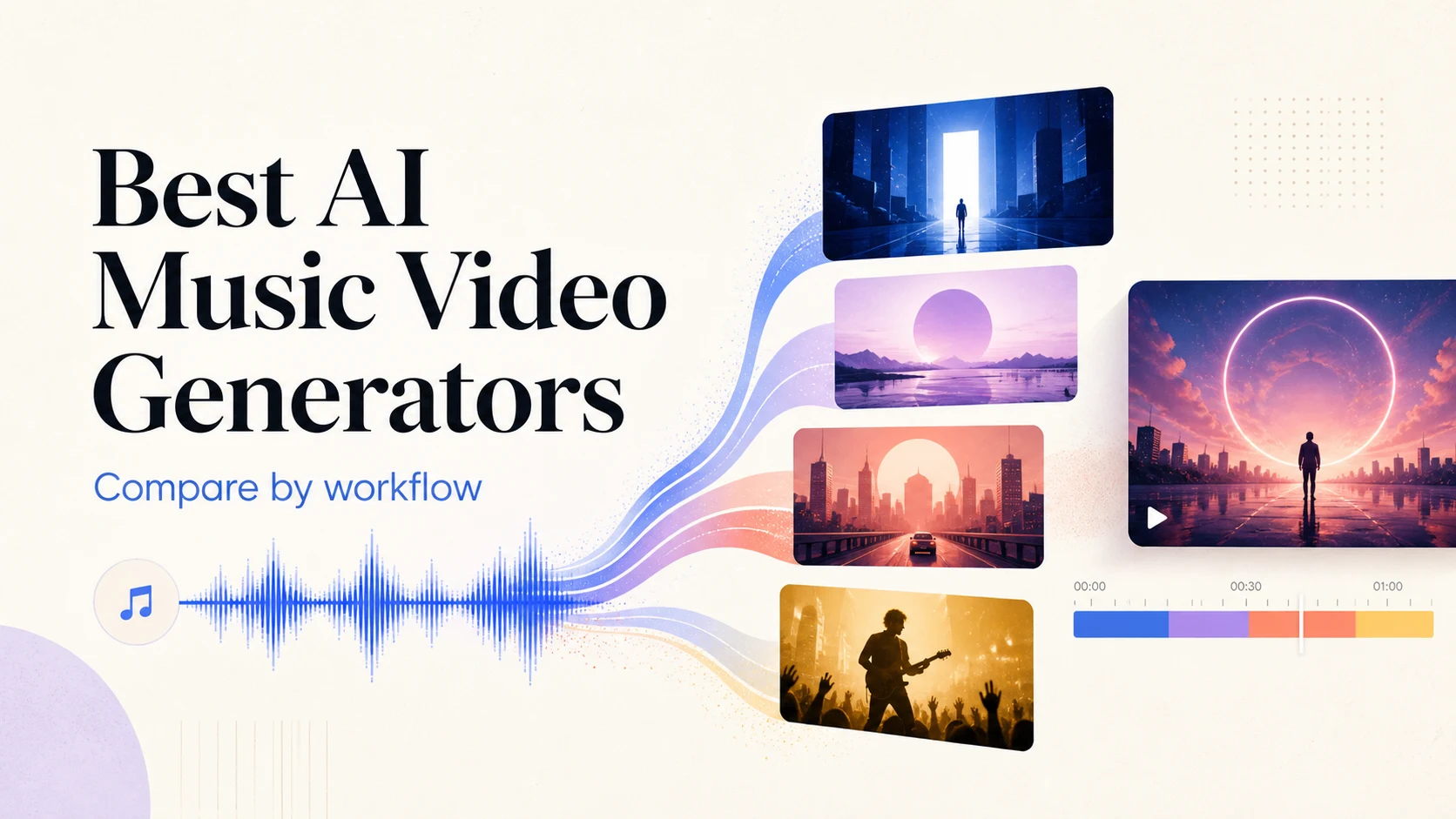 最佳 AI 音乐视频生成器清单:按工作流比较 9 款工具