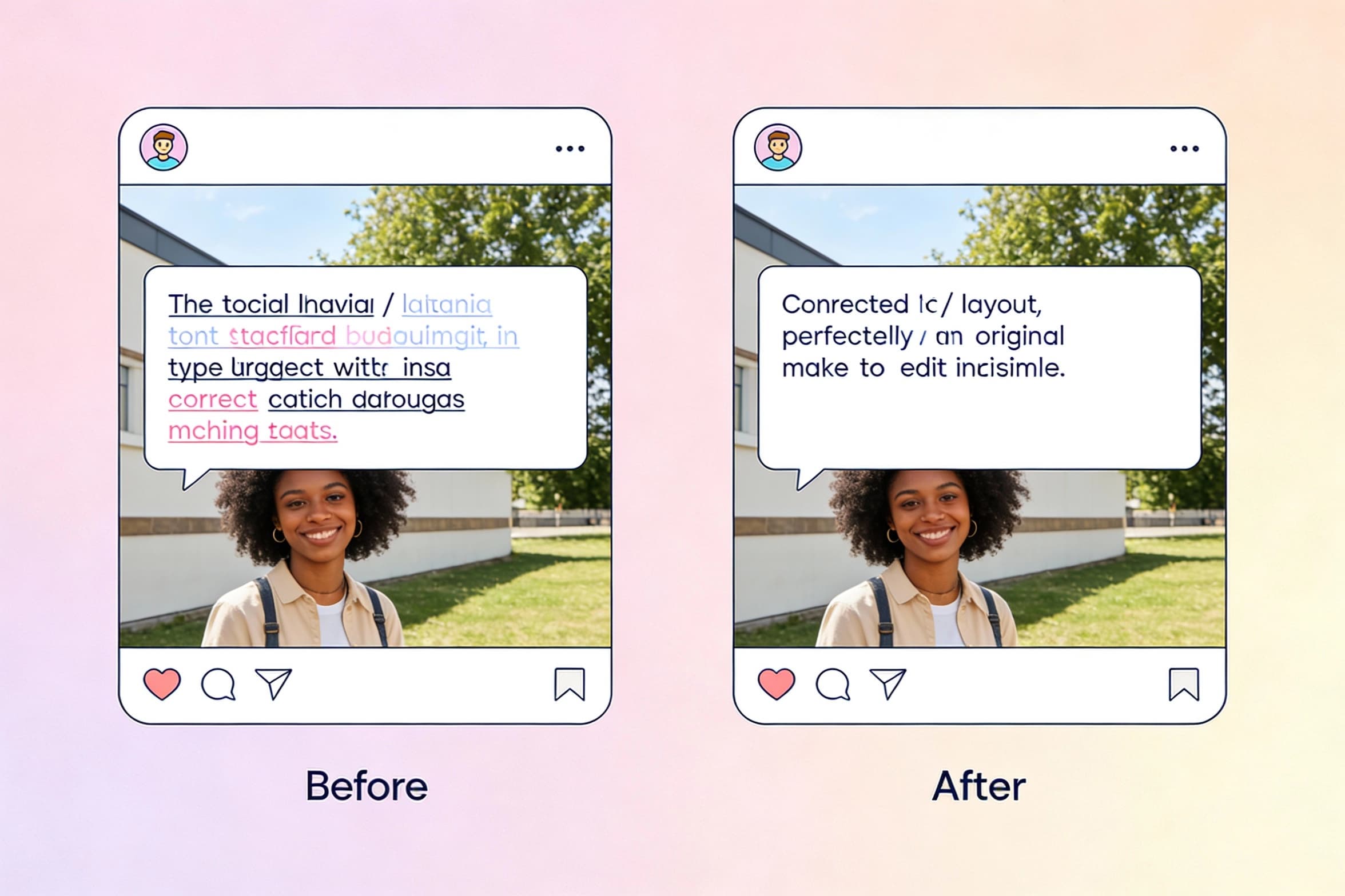 画像内の文字編集